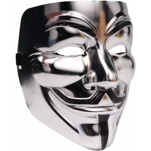 Anonim maszk - Ezüst