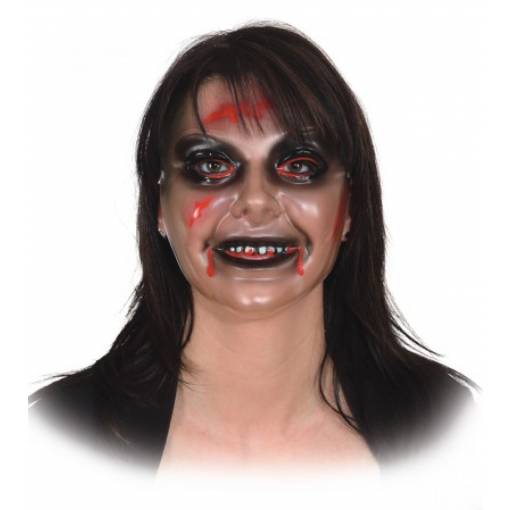 Női műanyag maszk - Zombie