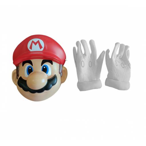 Super Mario - maszk és kesztyű