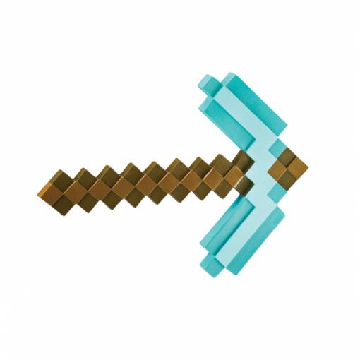 Foto - Minecraft ásó - Türkiz