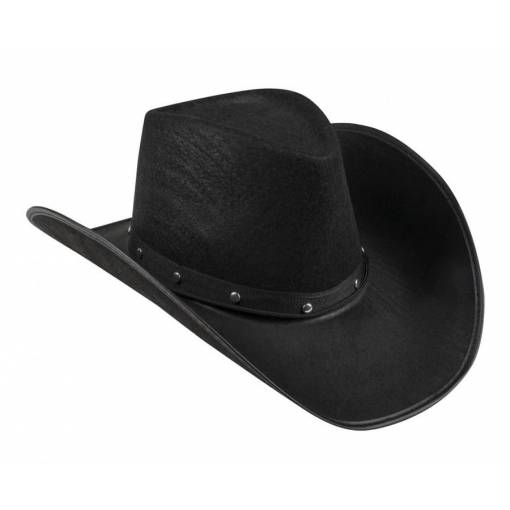 Férfi Cowboy kalap - fekete
