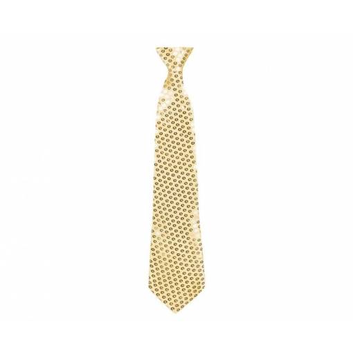 Foto - Flitteres nyakkendő - arany