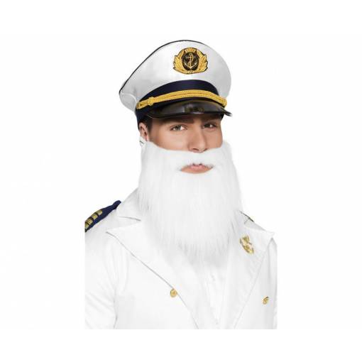 Kapitány bajusza - fehér