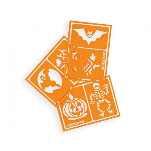 Foto - Halloween festő sablon - 6 db