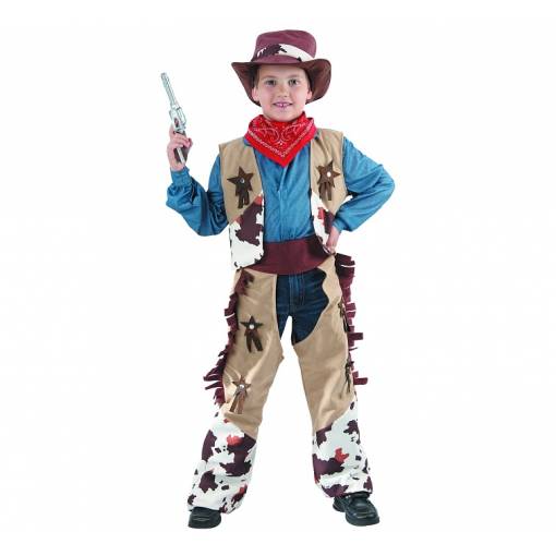 Gyermek jelmez - Cowboy, bézs 120/130