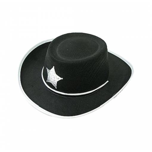 Gyermek western kalap - Fekete