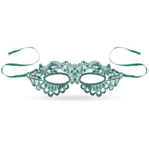 Csipke maszk - Emerald Lady