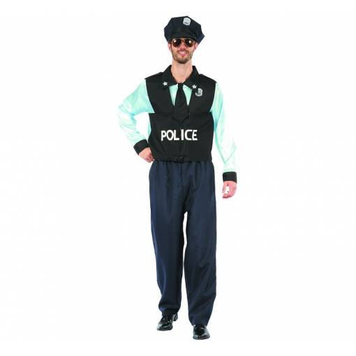Férfi rendőr jelmez - 56-os méret