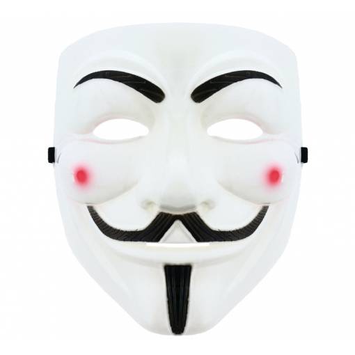 Anonim maszk - Fehér