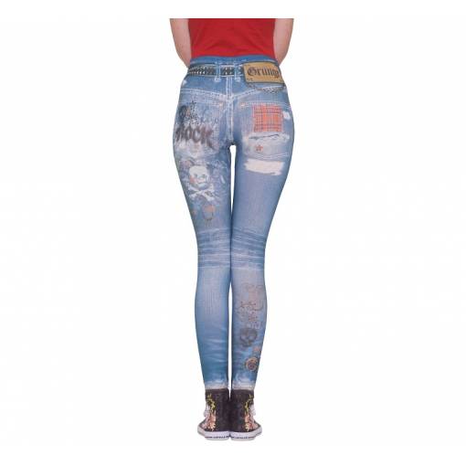 Foto - Női leggings - Farmernadrág, M/L