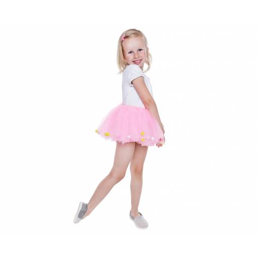 Gyermek jelmez - Rózsaszín balerina pöttyös pöttyökkel