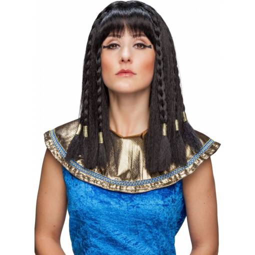 Női paróka copfokkal - Egyiptomi királynő