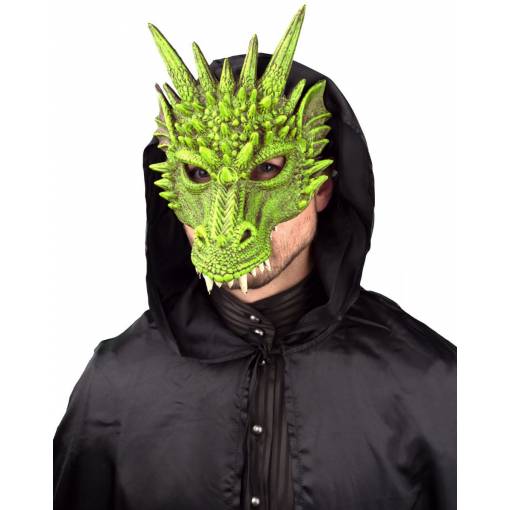 Férfi maszk - Zöld sárkány
